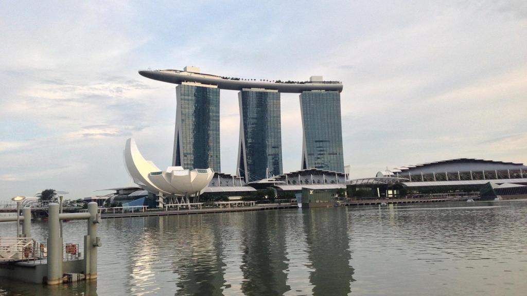 Marina bay sands, Singapur.