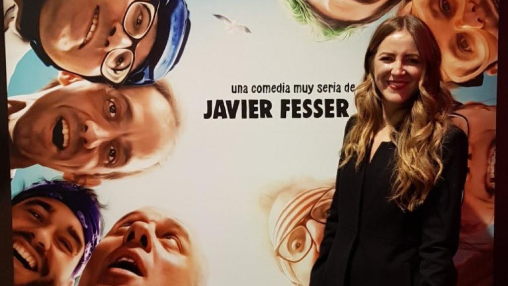 Asun Langa durante la promo de 'Campeones'.