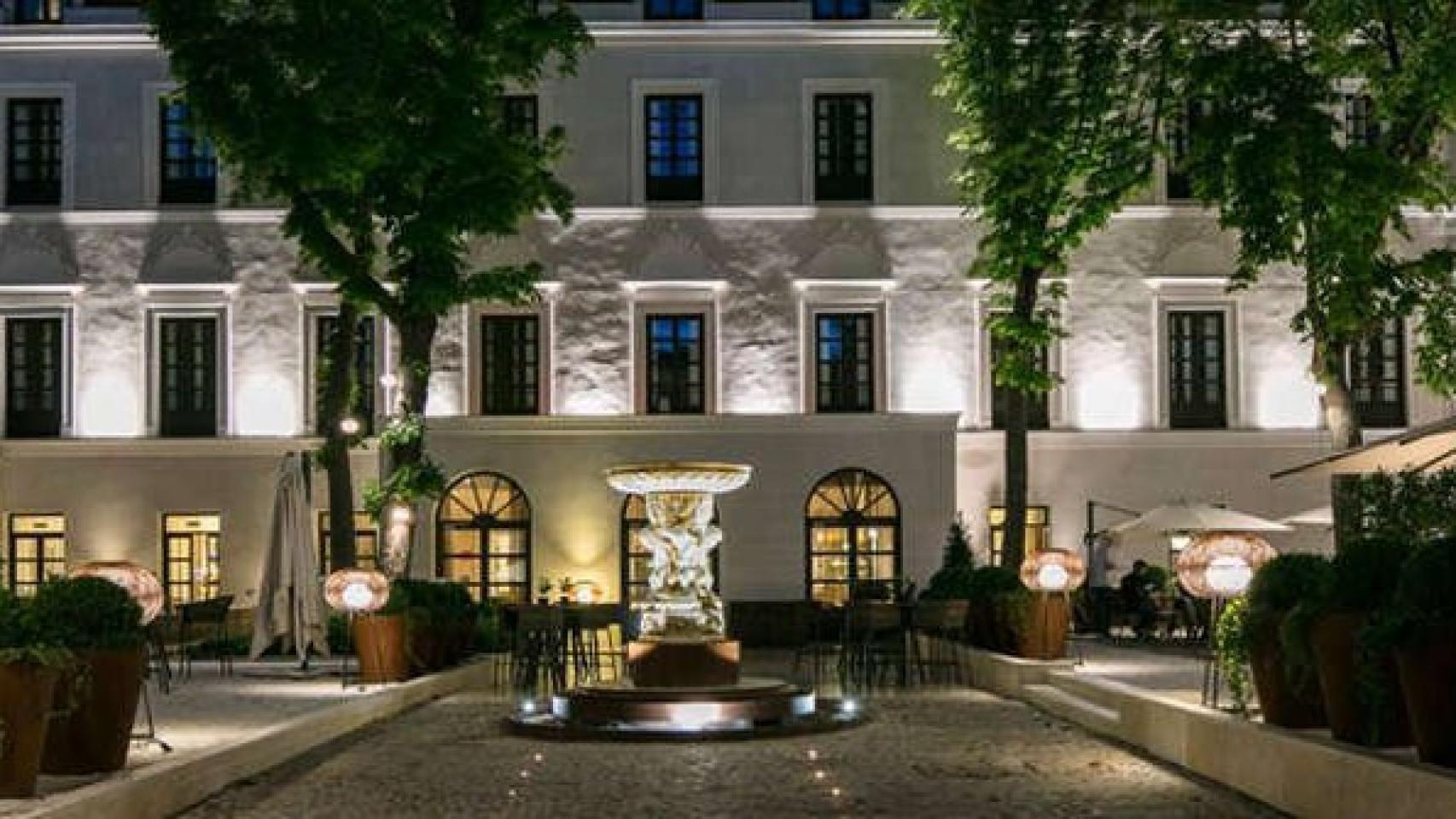 Jardín del Gran Meliá del Palacio de los Duques.