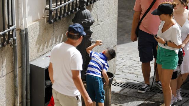 Imagen tomada durante una ola de calor en Toledo. / Foto: Javier Longobardo.