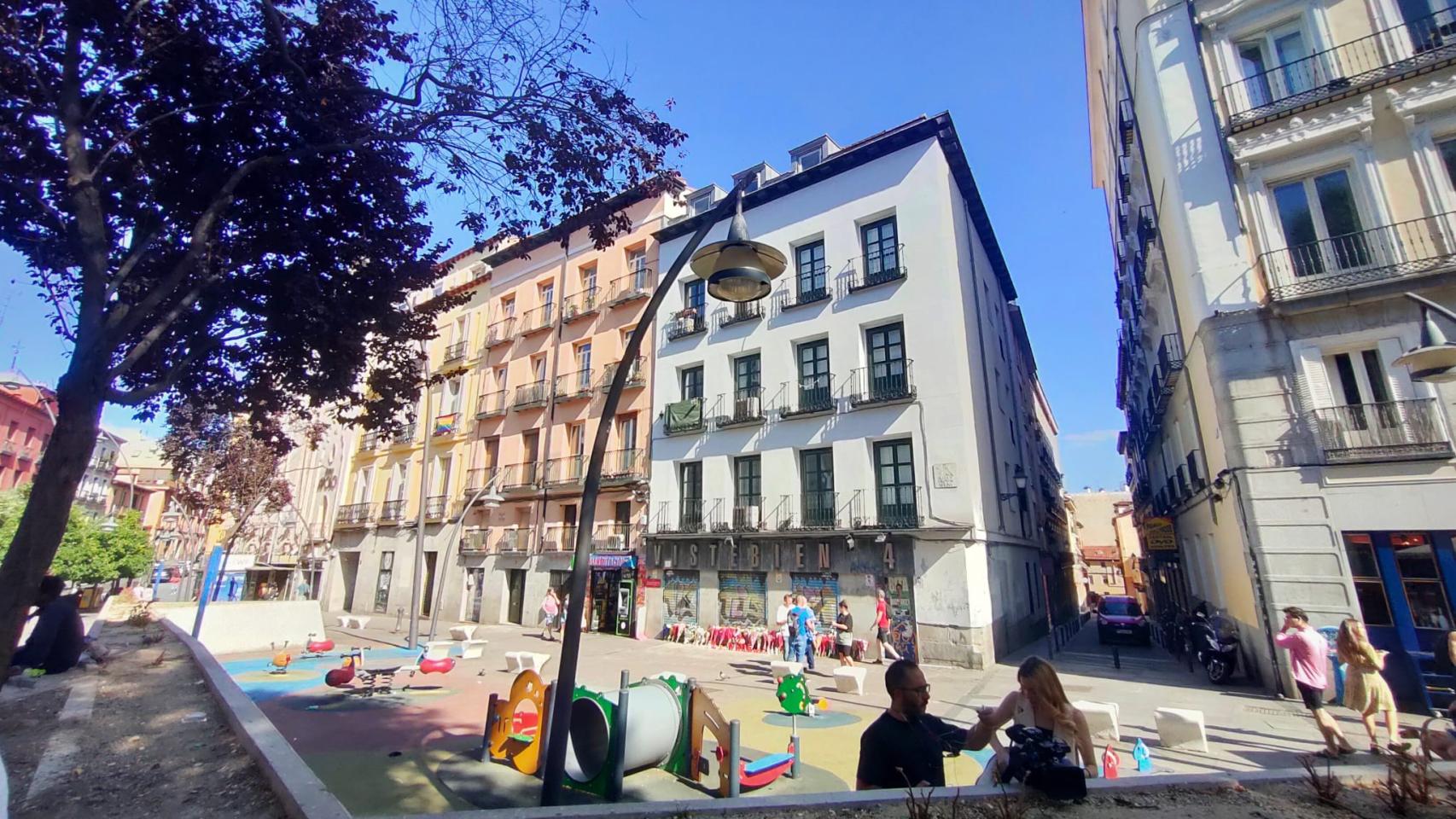 La plaza de Tirso de Molina, donde ha tenido lugar el suceso.
