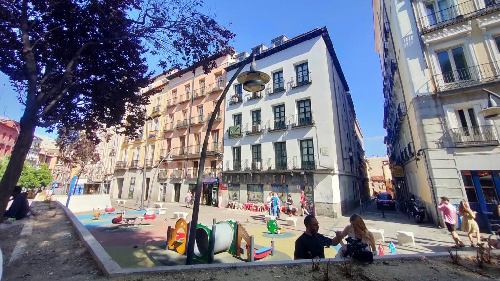 La plaza de Tirso de Molina, donde ha tenido lugar el suceso.