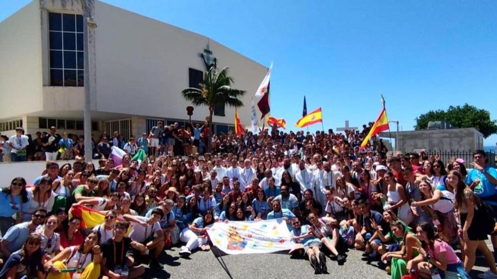 Grupo de jóvenes de la Diócesis de Málaga.
