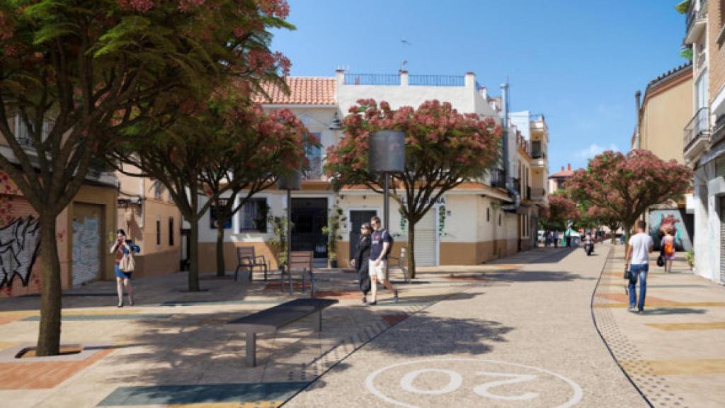 Imágenes del proyecto de renovación del entorno de la calle Lagunillas.