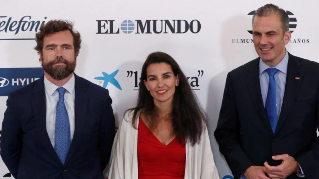 Iván Espinosa de los Monteros, Rocío Monasterio y Javier Ortega Smith