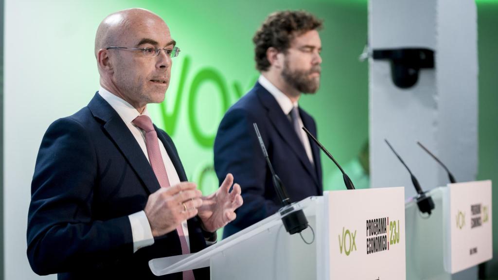 Jorge Buxadé e Iván Espinosa de los Monteros, el pasado 7 de julio.