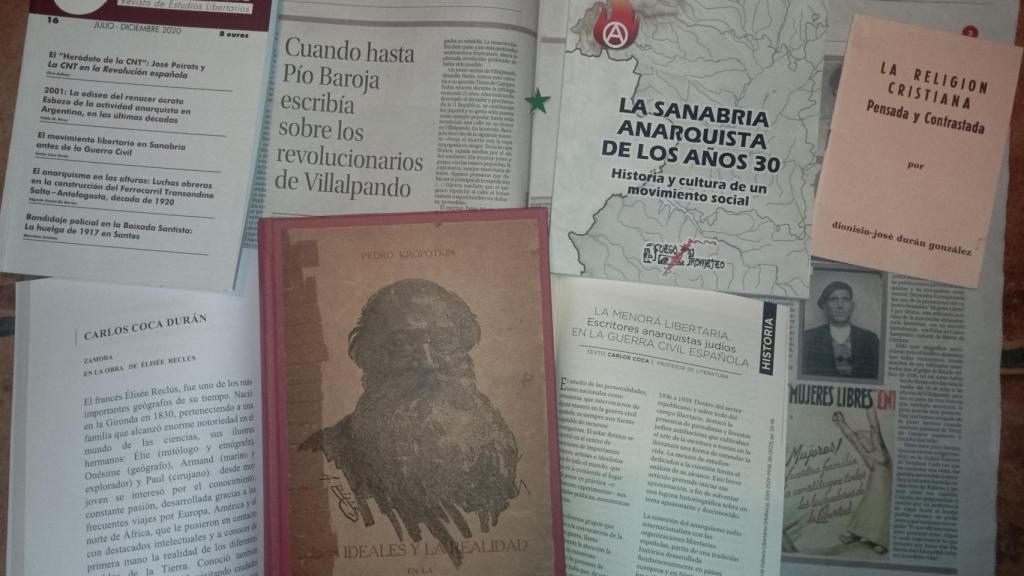Publicaciones libertarias de la época