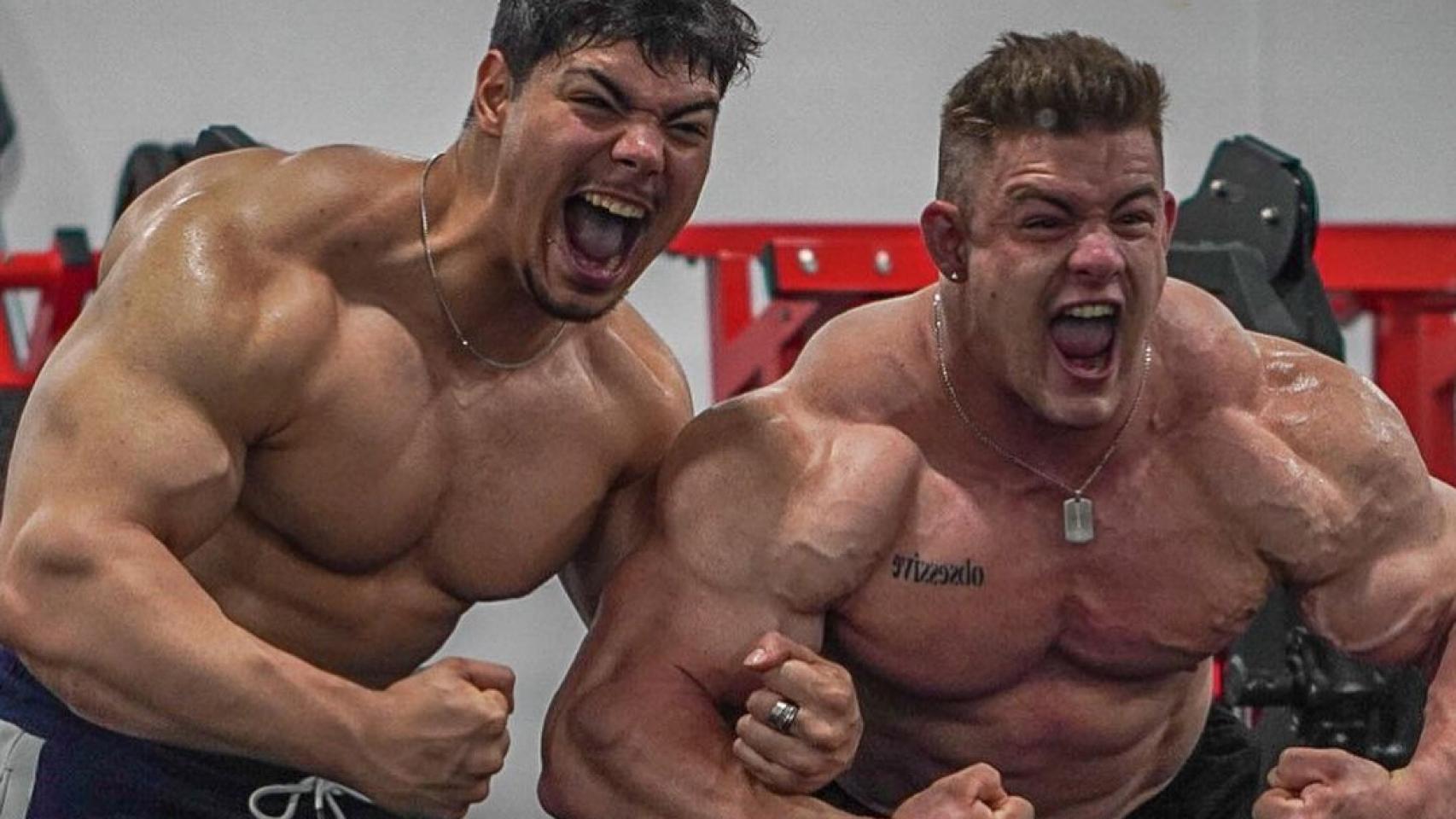 Los culturistas españoles Andoni Fitness y Joan Pradells