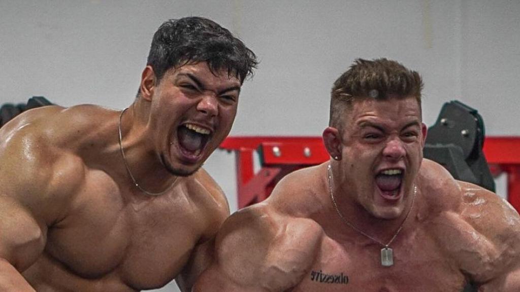 Los culturistas españoles Andoni Fitness y Joan Pradells