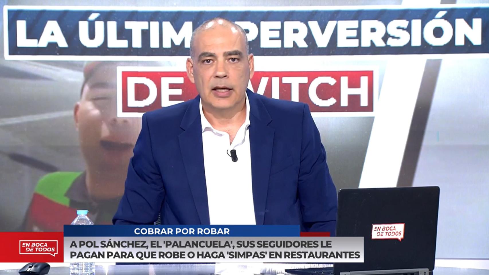 Nacho Abad expulsa a un 'influencer' al decir que le coma los h...: Yo con tontos como tú no quiero hablar