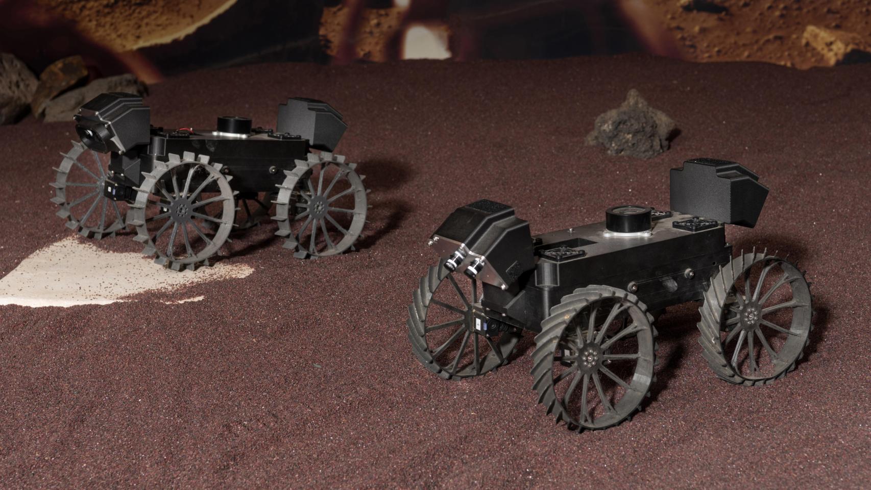 Prototipos Mercury 7 de los rovers CADRE