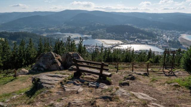 Vistas desde el Monte de San Roque, en Viveiro