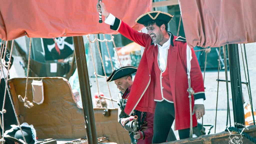 Recreaciones de la Fiesta Corsaria. Foto: Concello de Marín