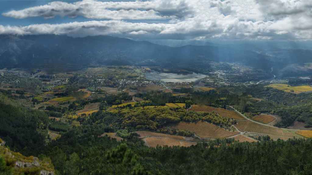 Vista de la comarca de Valdeorras, en la provincia de Ourense.