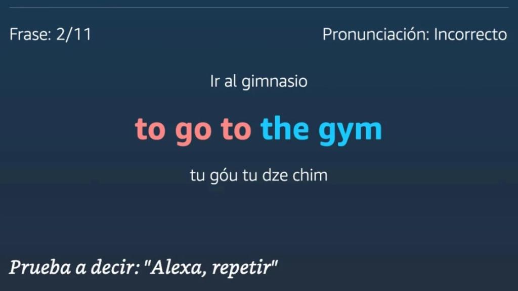 Profesor de inglés en Alexa