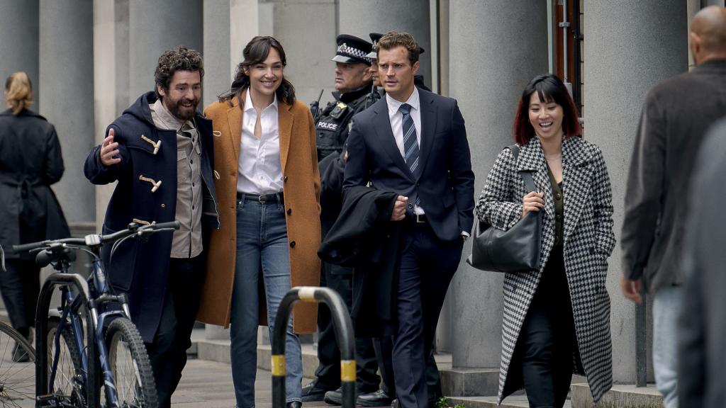 Tras las cámaras de 'Agente Stone'.