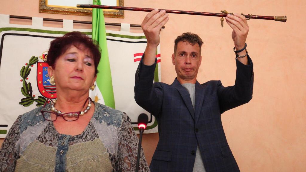 Pleno de Constitución del Ayuntamiento de Villablino (León), en el que ha sido elegido como alcalde el socialista Mario Rivas