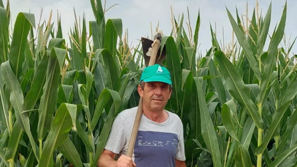 Arsenio García, agricultor en el Páramo Leonés.