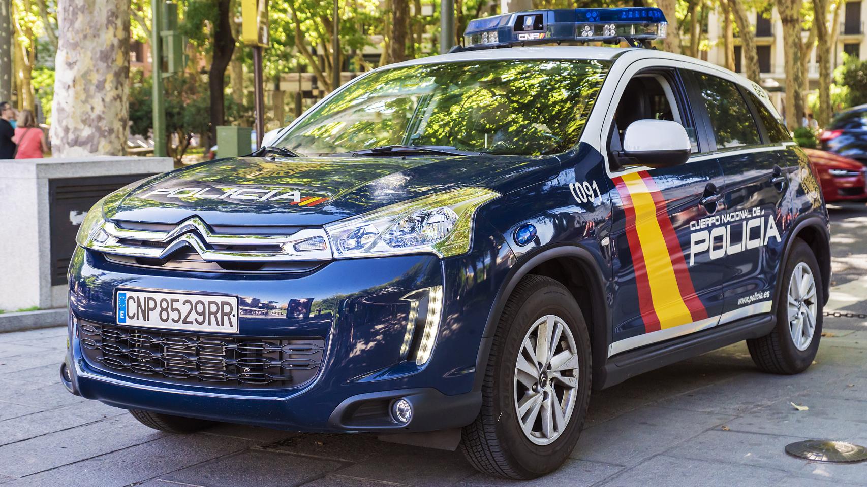 Un vehículo de la Policía Nacional, en una imagen de archivo.