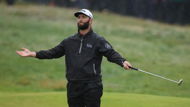 Jon Rahm, durante su participación en el British Open.