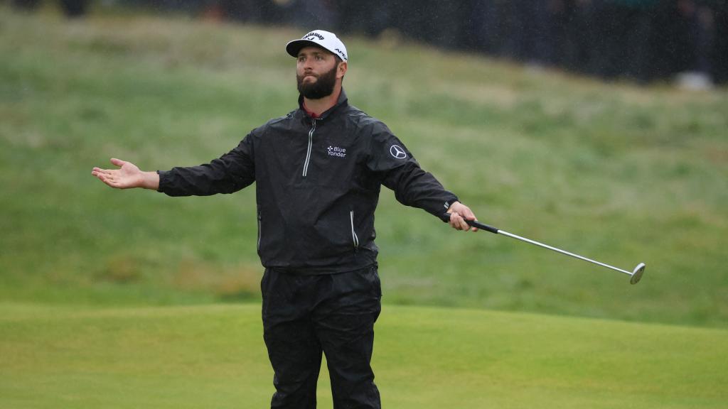 Jon Rahm, durante su participación en el British Open.