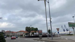 Vigo nublado.