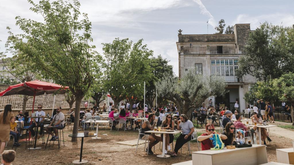 Imagen de la terraza de Villa Indiano.