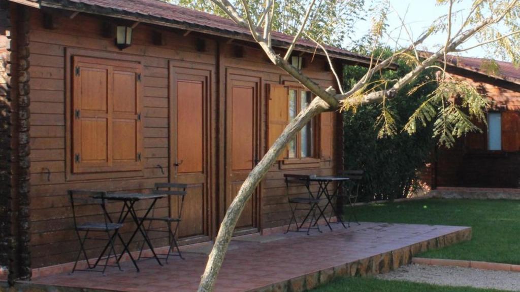 Fachada de la cabaña de Carlos Alcaraz en la Academia Equelite de Juan Carlos Ferrero en Villena