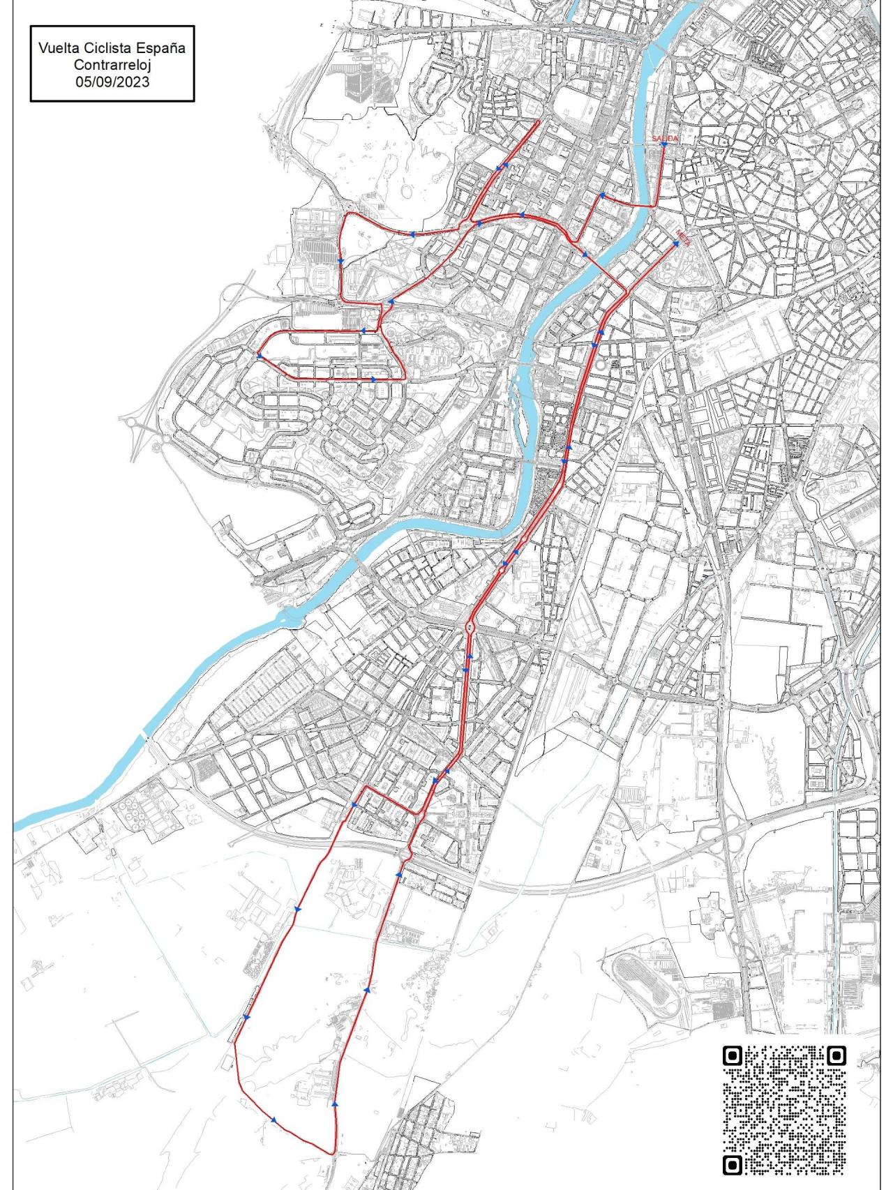 Recorrido por Valladolid de la Vuelta ciclista a España