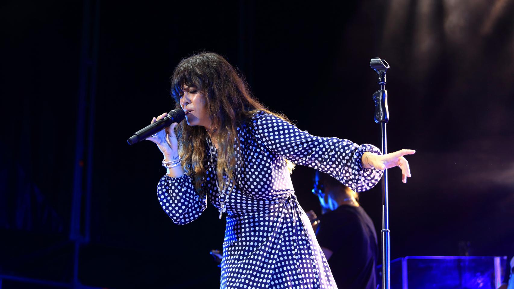 Vanesa Martín en un concierto en Alicante en 2019.