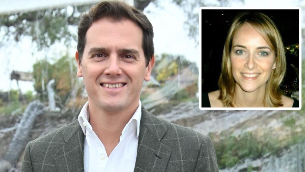 El exlíder de Ciudadanos, Albert Rivera, junto a su expareja y madre de su primera hija, Mariona Saperas, en un montaje de EL ESPAÑOL.