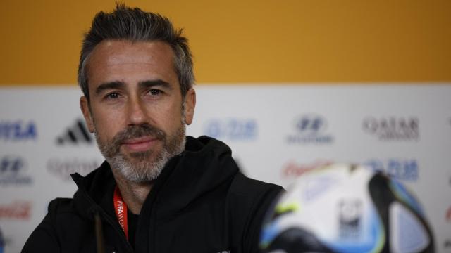 Jorge Vilda, en la rueda de prensa previa al España - Países Bajos del Mundial femenino.