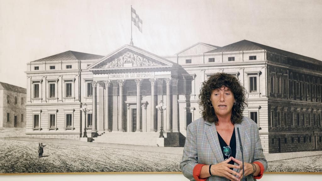 La diputada de ERC Teresa Jordà, este jueves en el Congreso de los Diputados.
