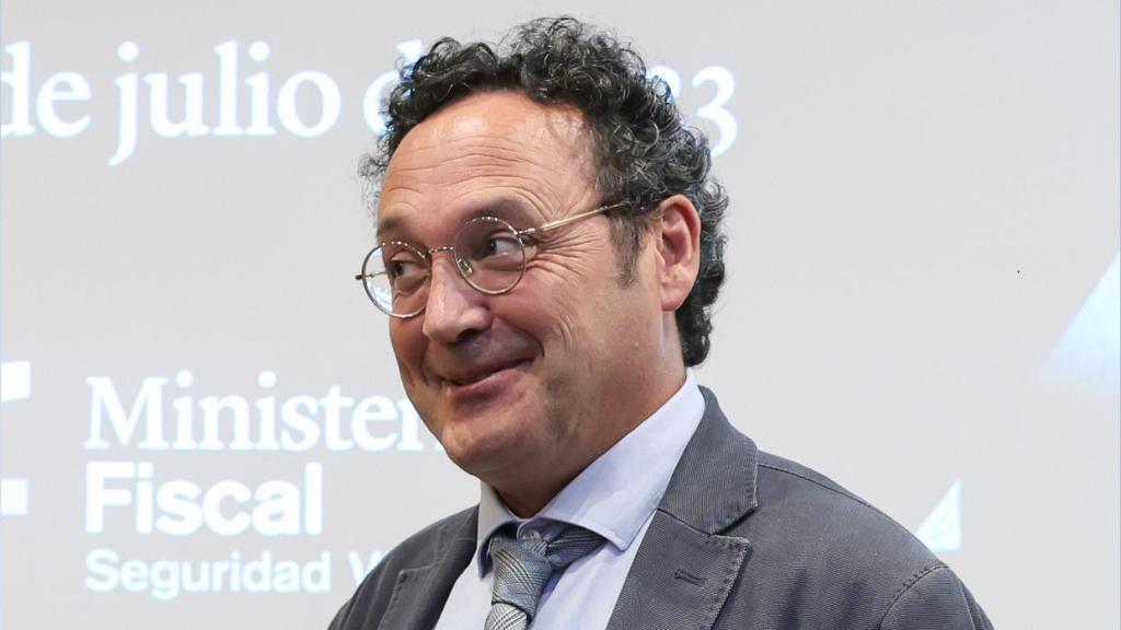 El fiscal general , Álvaro García Ortiz, en un acto oficial el pasado 12 de julio./