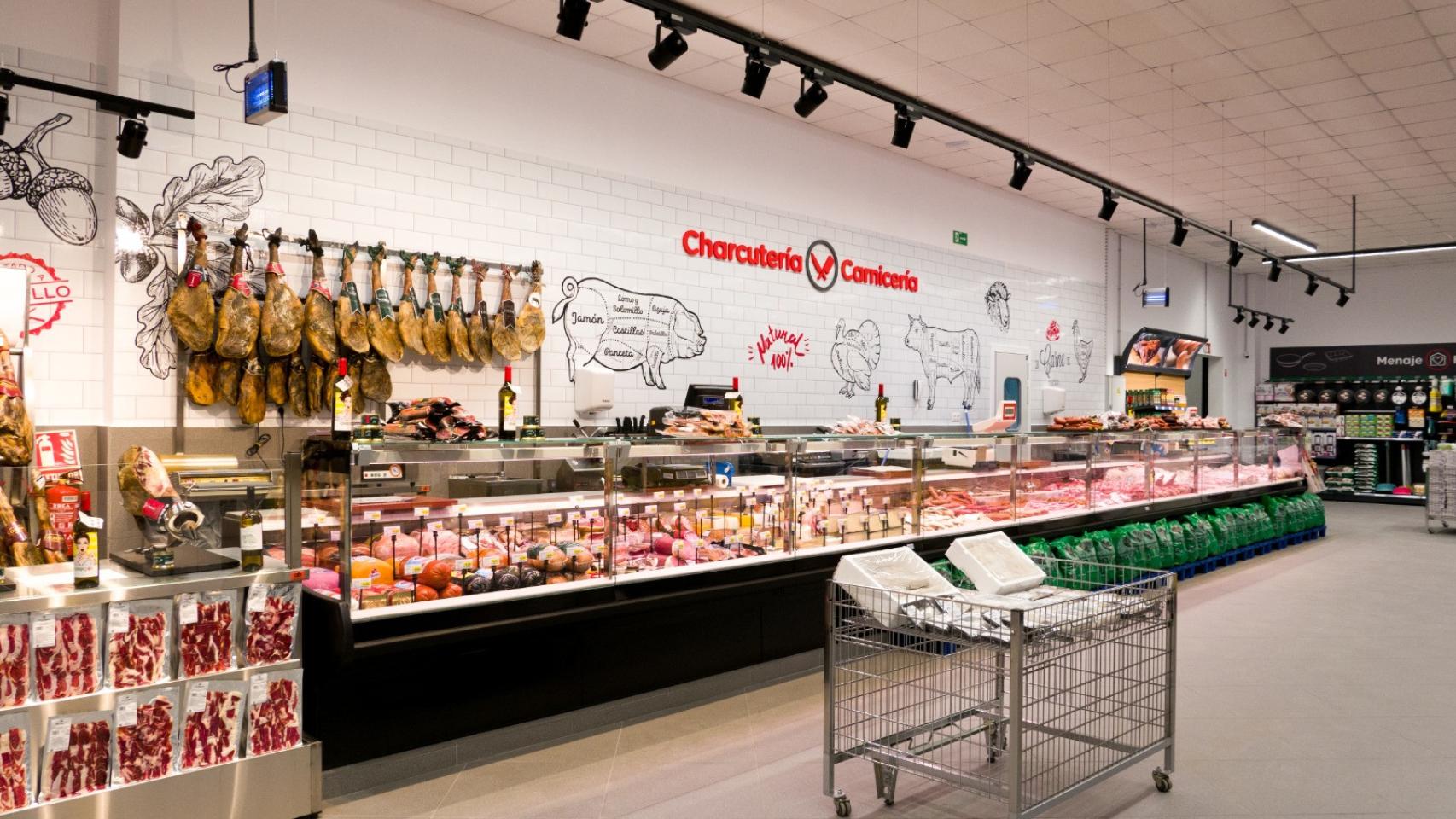 Una de las carnicerías de los supermercados.