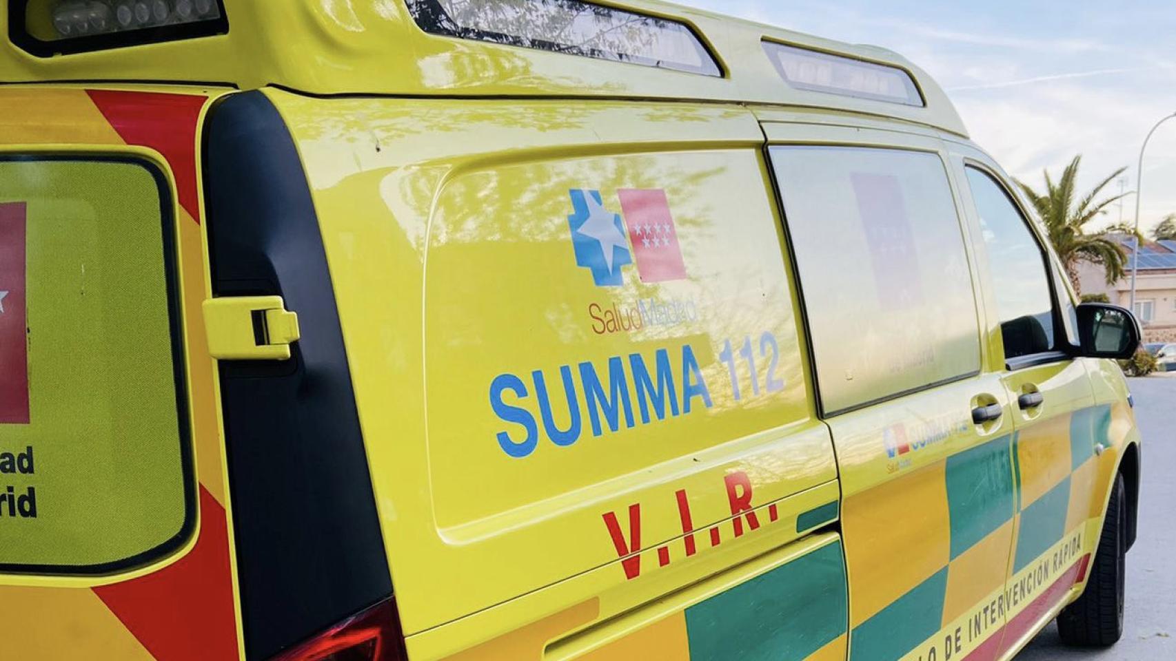 Una ambulancia del Summa 112.