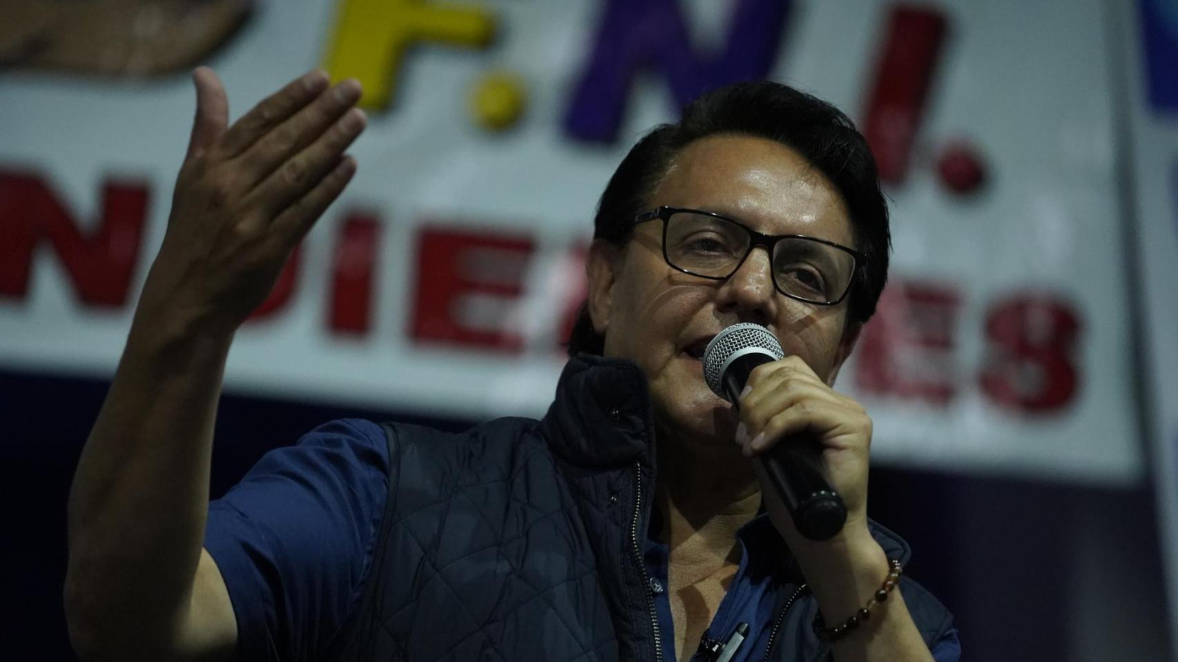 Fernando Villavicencio, candidato presidencial de Ecuador.