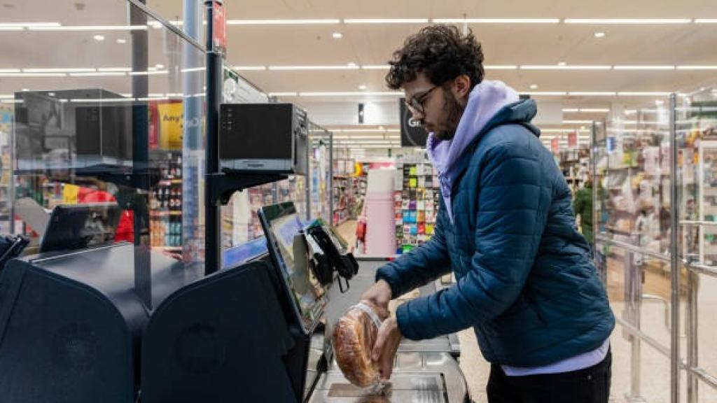 Autocompra en un supermercado