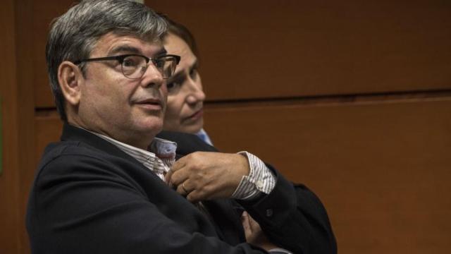 Marcos Maynar, en el juzgado.