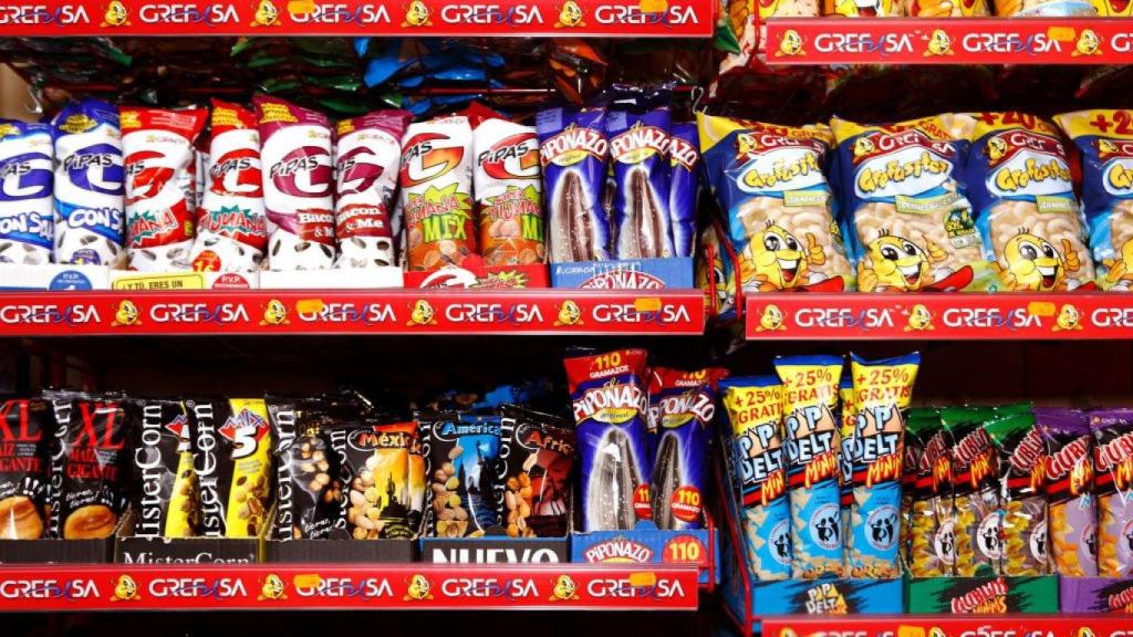 Productos Grefusa en el supermercado.