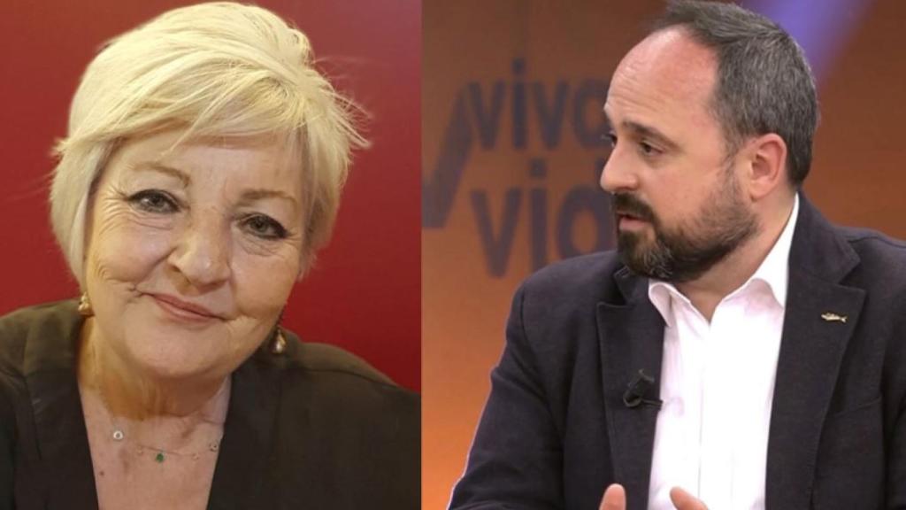 Carmen Balfagón y Ramón Chippirrás en un montaje de EL ESPAÑOL.