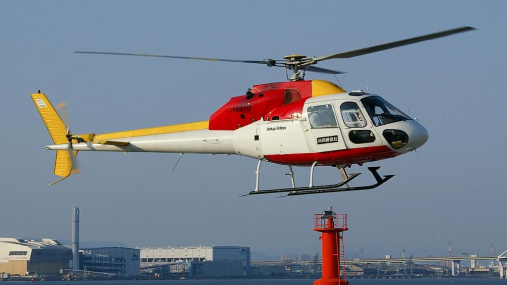 Eurocopter AS355 Ecureuil 2 para una cadena local de noticias japonesa.