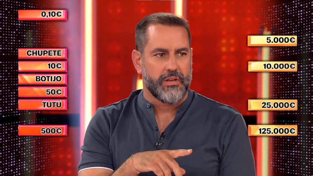 El policía Jorge, de Valladolid, durante el programa '¡Allá tú!'