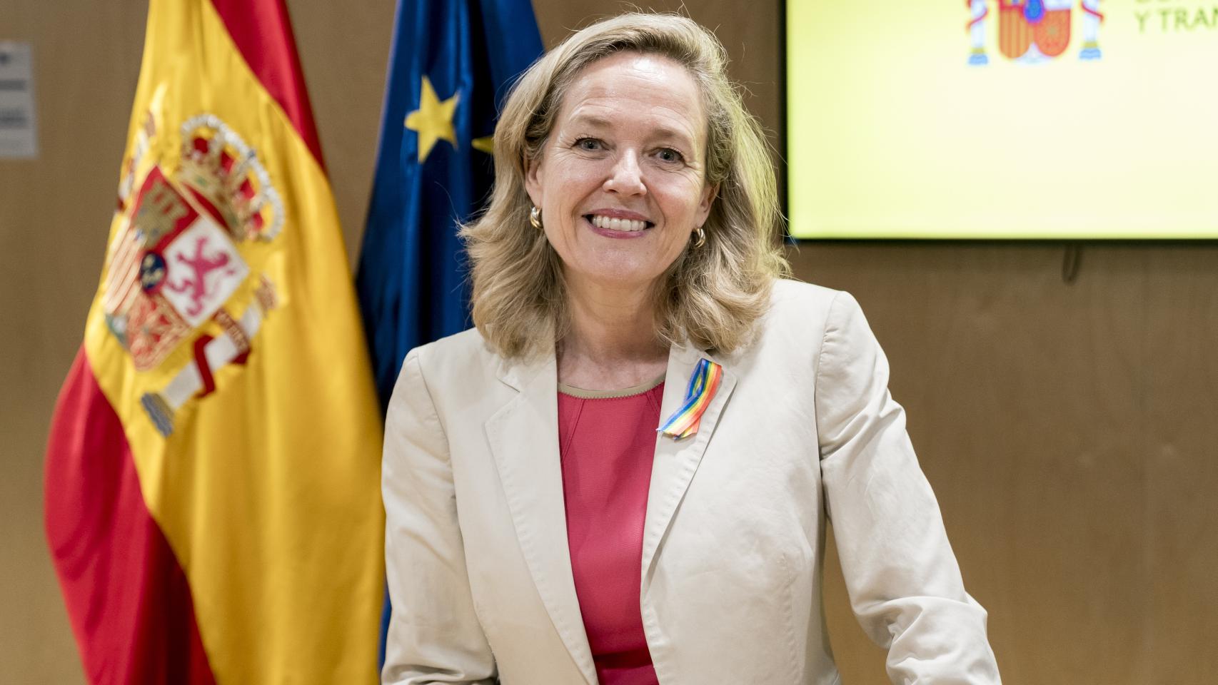 La vicepresidenta primera del Gobierno y ministra de Asuntos de Economía en funciones, Nadia Calviño. Imagen de archivo.