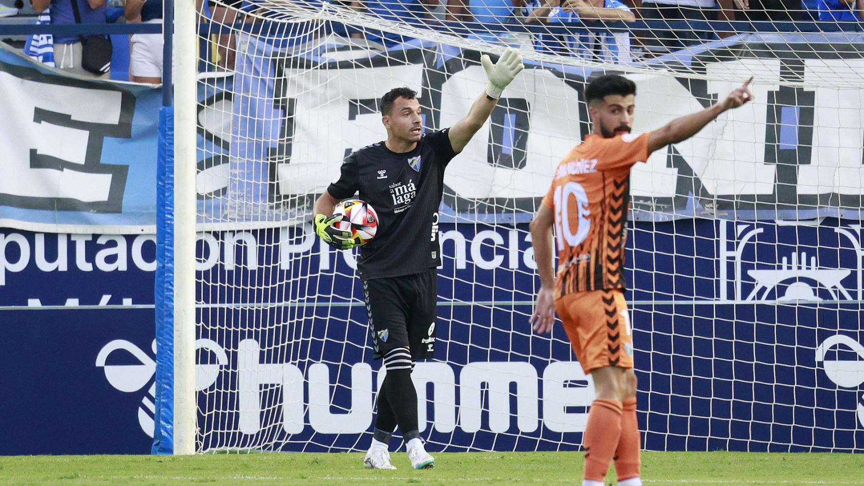 Alfonso Herrero, portero del Málaga CF