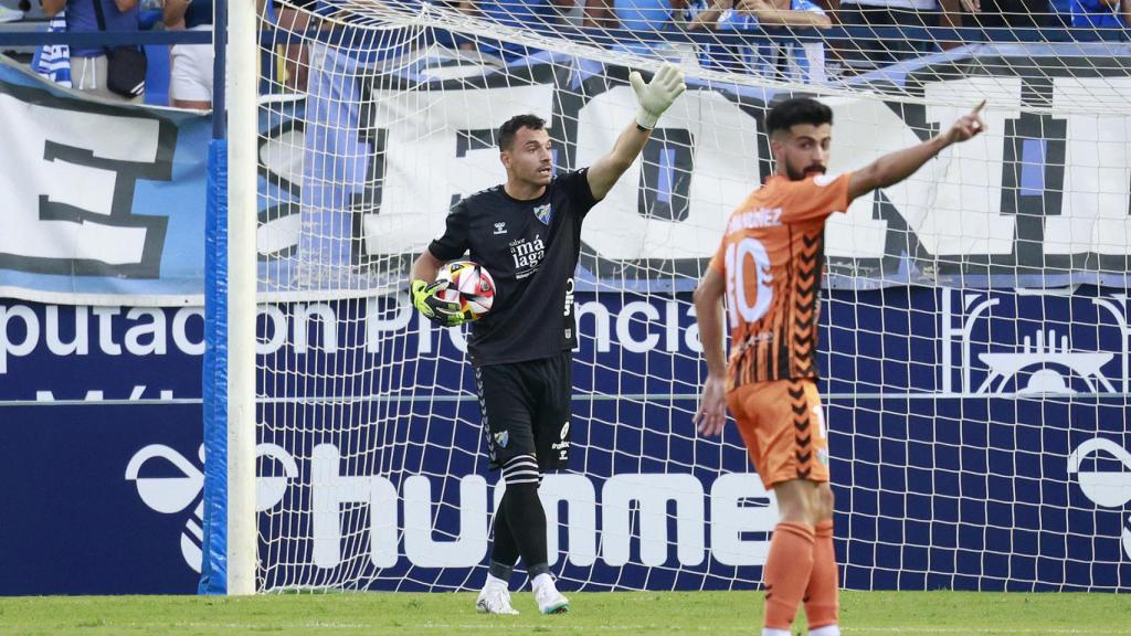 Alfonso Herrero, portero del Málaga CF