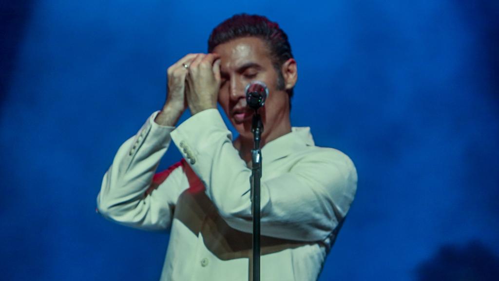 El cantante Pitingo, en un concierto de 2021.