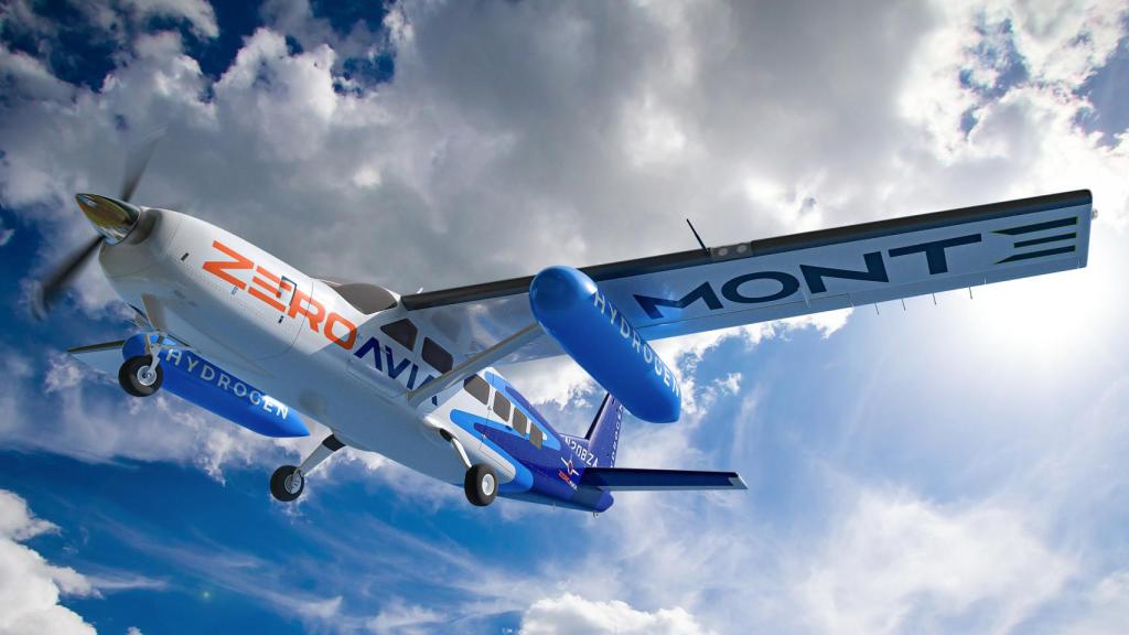 Diseño por ordenador de una Cessna Caravan con motor de hidrógeno