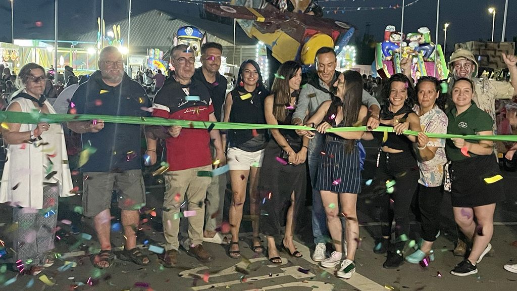 Inauguración Feria de Día y de Noche durante las fiestas de Carbajosa de la Sagrada