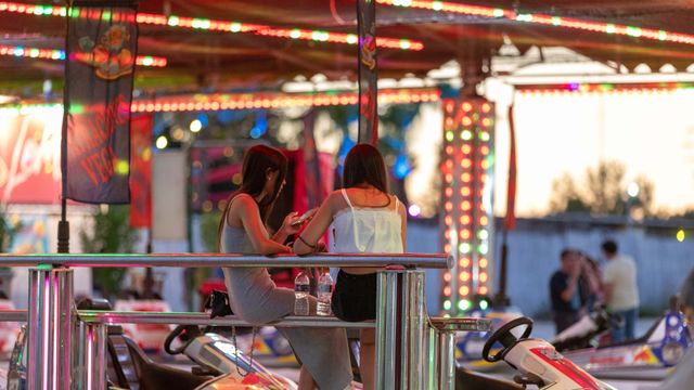 Imagen de una atracción de la feria de Toledo. Javier Longobardo